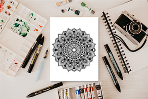 300 Vector Mandala Coloring Pages