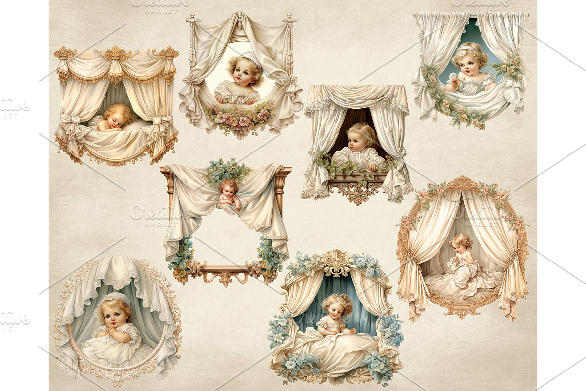 Baby Curtain PNG Clipart, a Person Illustration by Memories By Lea (Photo 8 of 8)