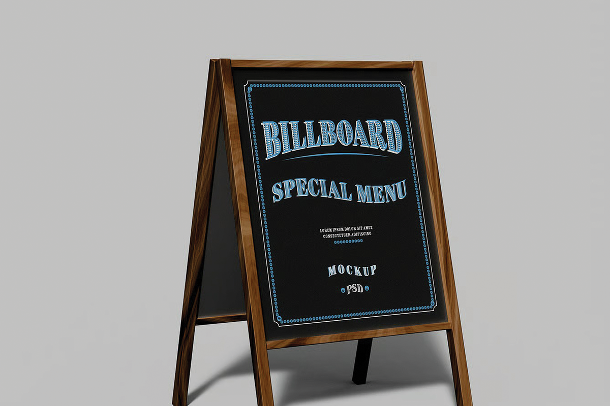 Billboard Mockup, an Advertising Mockup by skybluecreative (Photo 1 of 2)
