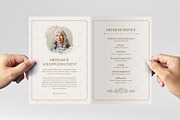 Funeral Program Template, a Flyer Template by BrandPacks (Thumbnail 3 of 6)