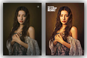 Candle Light Oil Painting, an Action Add-On by DesignCave (Thumbnail 3 of 5)
