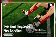 Sports Website Framer Template, a Landing Page Template by Hammad Arif (Thumbnail 1 of 2)