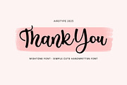 Wishtone - Simple Handwritten Font, a Handwritten Font by Airotype (Thumbnail 9 of 9)