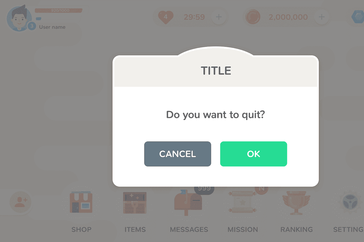 GUI - Mono Round, an UI Kit Template by LAYERLAB (Photo 27 of 32)