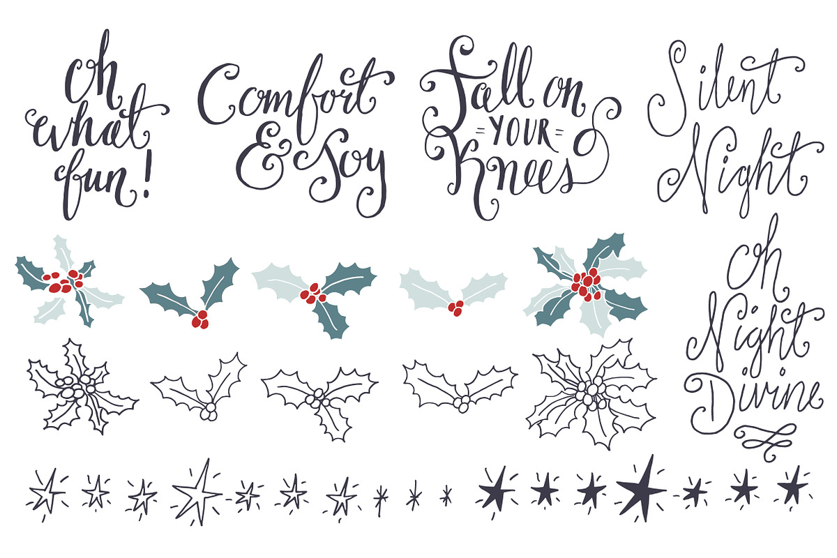 Christmas Clipart + Vectors! (Set 6) preview 2