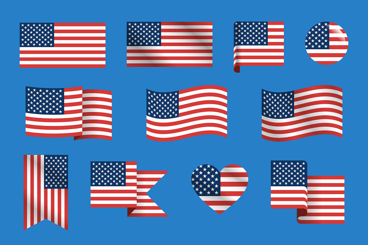 United States Flags, an Illustration by EightHourDay (Photo 2 of 3)