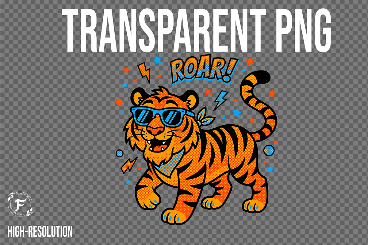 Tiger Clipart, an Animal Illustration by Forhadx5 (Photo 2 of 14)