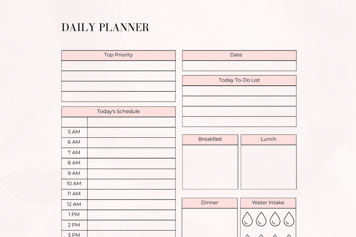 PLR/MRR Daily-Weekly-Monthly Planner, a Stationery Template by Brand Your Biz Co. (Photo 5 of 11)