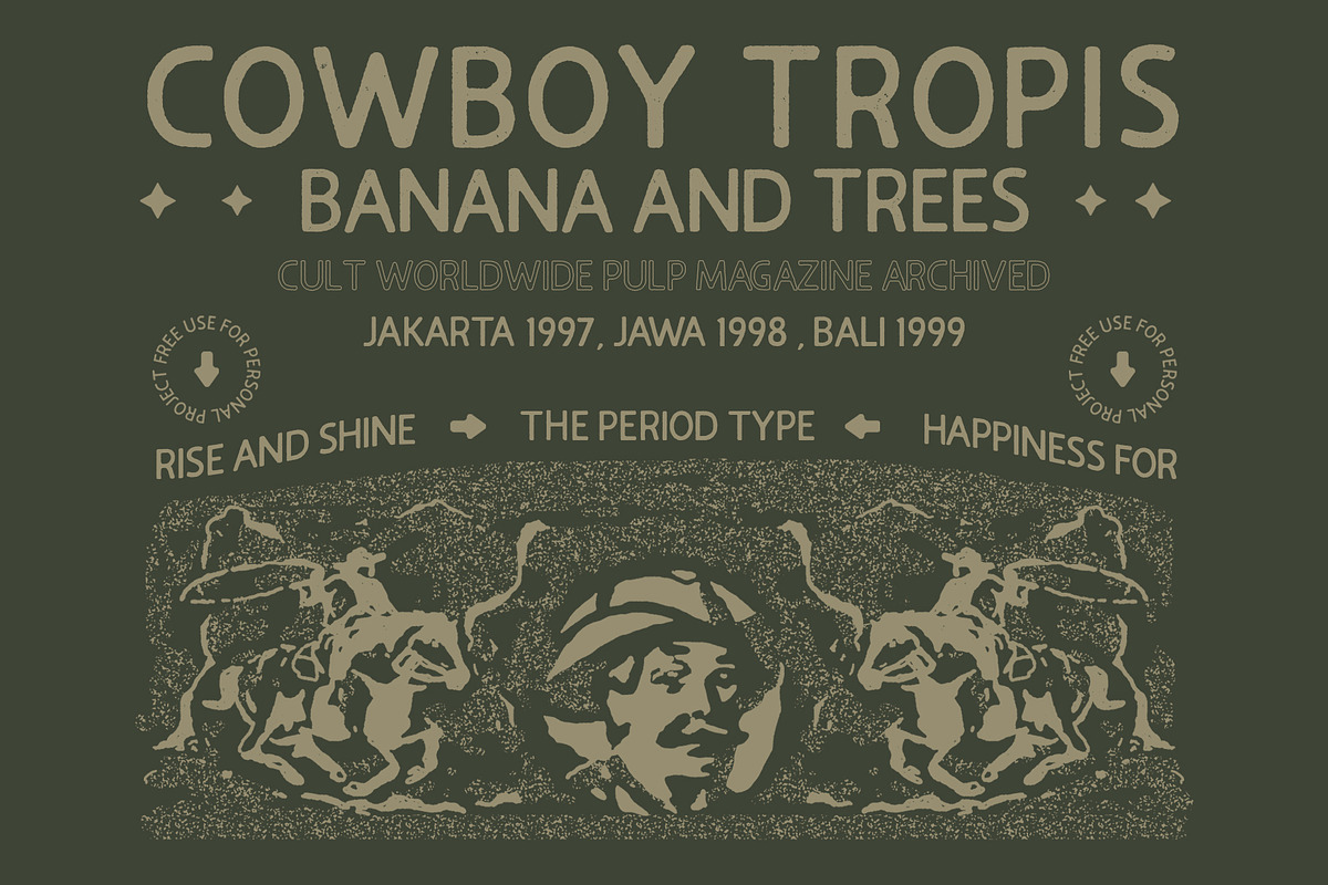 The Period Typeface, a Font by RedaAdipratama (Photo 2 of 5)