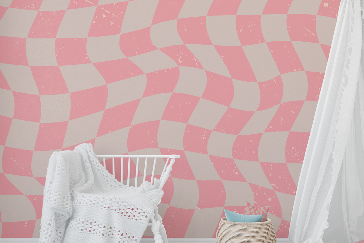 Retro Wallpaper Vector Patterns, a Wallpaper Graphic by PaolaroiDesign (Photo 6 of 6)