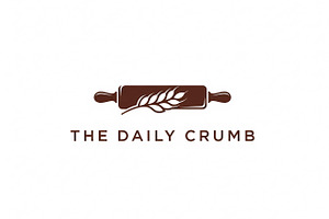 The Daily Crumb, a Branding & Logo Template by Logocreative