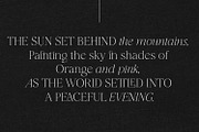 CHARM Mirage – Classic Serif Font, a Serif Font by Issam Type (Thumbnail 6 of 14)