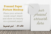 Pressed Paper Picture Mockup, a Product Mockup by Frisk Shop (Thumbnail 1 of 4)