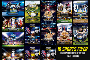 Sports Flyer Bundle