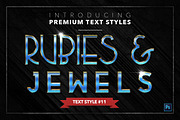 Rubies & Jewels #2 - 15 Text Styles, a Layer Style Add-On by Jonas Stensgaard (Thumbnail 12 of 18)