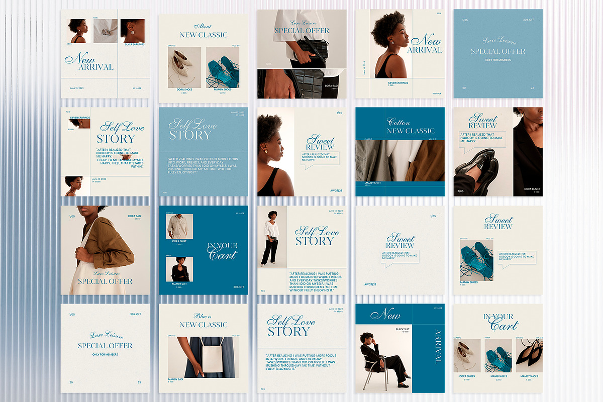 GENTLE ELEGANCE / Social Media Kit, a Social Media Template by Olg Store (Photo 6 of 8)