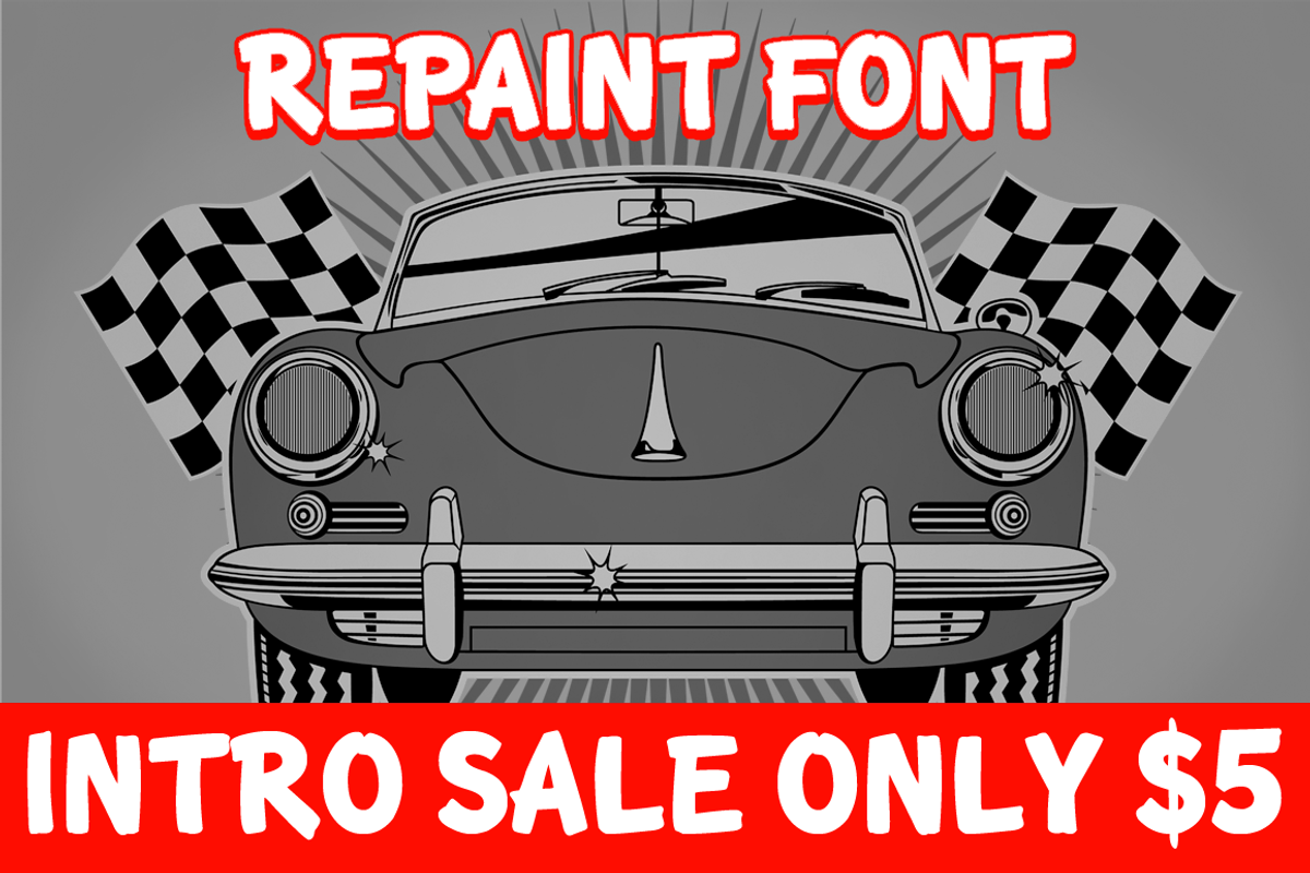 Intro Sale | Repaint & Repair Font