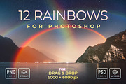 Rainbows for Photoshop, an Object Graphic by FEINGOLD (Thumbnail 1 of 10)