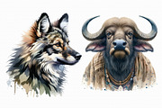Watercolor Wildlife Nature Animals, an Illustration by Libby Wishes (Thumbnail 7 of 9)