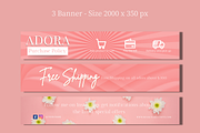 Website banner templates Rose, a Landing Page Template by Meoww_Design (Thumbnail 4 of 7)