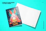 Vintage Halloween 5x7 Card Template, a Card Template by creatsy5 (Thumbnail 3 of 5)