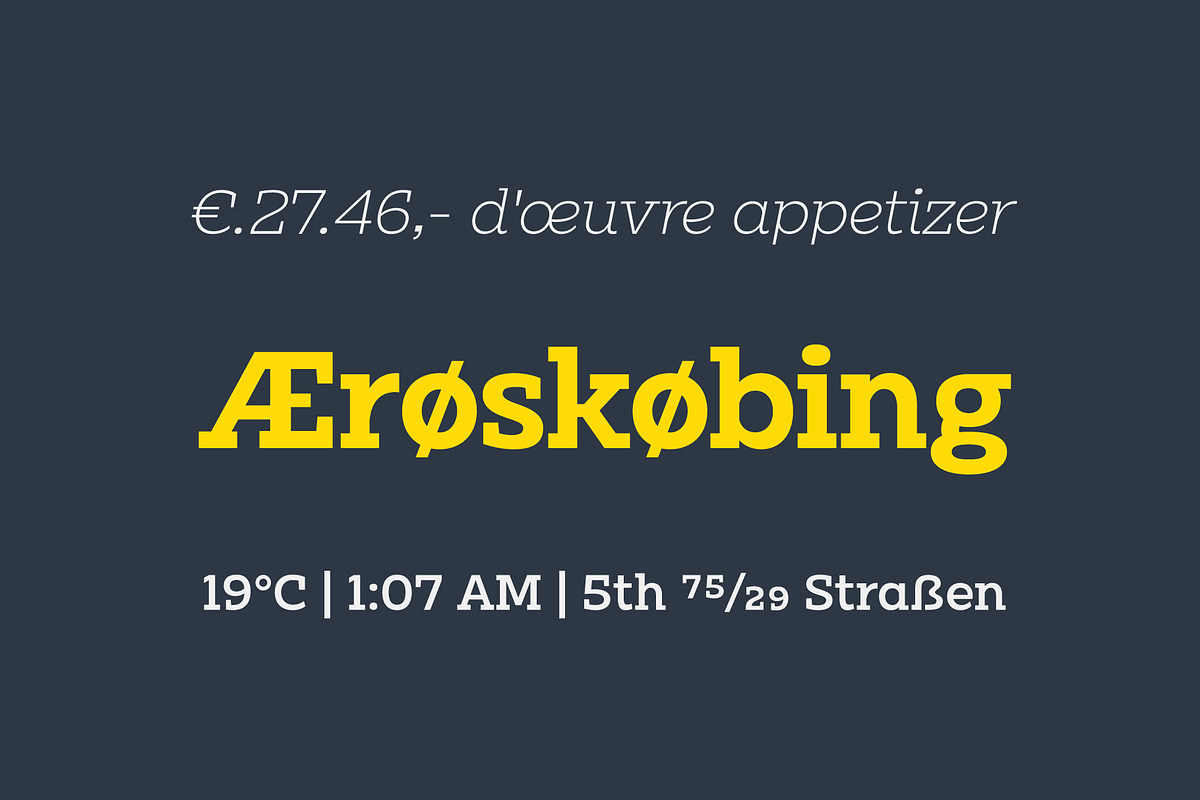 Clab; 18 fonts, a Slab Serif Font by Eko Bimantara (Photo 6 of 11)