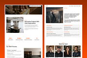 Construction Company Figma Template, an UI Kit Template by Rozepaars Design (Thumbnail 4 of 8)