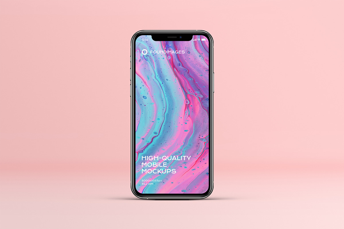 72 iphone device mockup bundle, an iPhone Mockup by FoundImages (Photo 19 of 84)