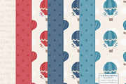 Americana Hot Air Balloons, an Illustration by Amanda Ilkov (Thumbnail 5 of 5)