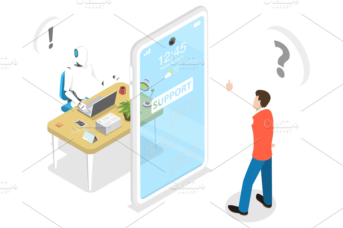 Artificial Intelligence Set 01, a Technology Illustration by AndriiStore (Photo 11 of 11)