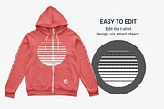 Bella Canvas Mens Zip Hoodie Mockups, a Hoody Mockup by GraphicHero (Thumbnail 4 of 9)