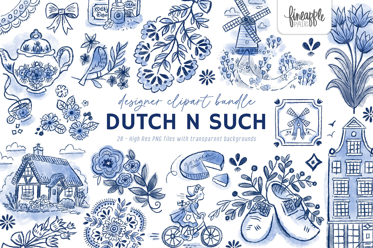 Dutch Heritage Clipart, an Object Graphic by FINEAPPLE (Photo 1 of 6)