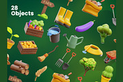 Agriculture 3D Icons, an Object 3D Model by Rakata Studio (Thumbnail 5 of 7)