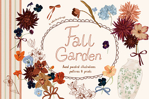 Fall Flowers PNG Illustrations