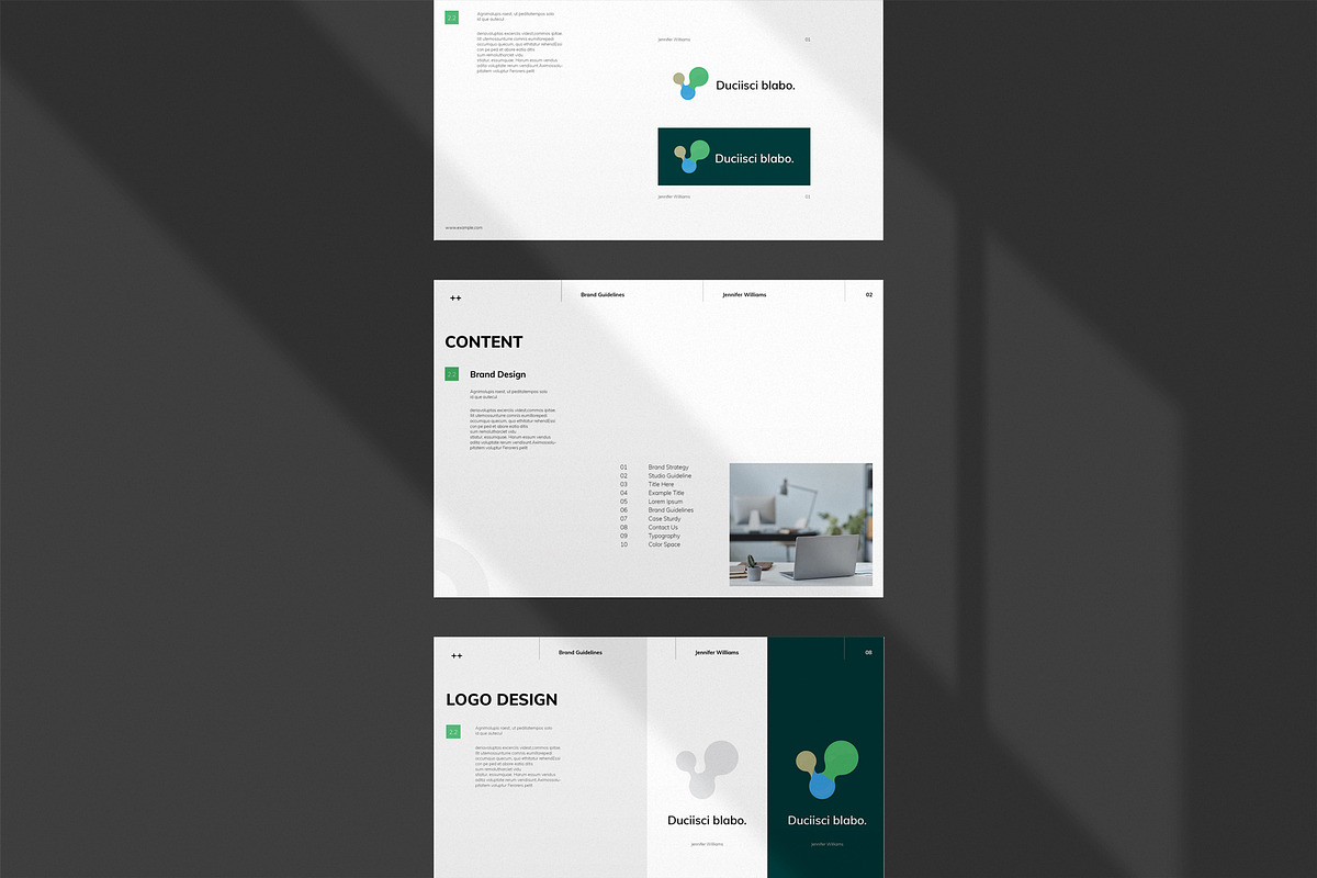 Brand Guideline Layout, a Brochure Template by metastudio38 (Photo 5 of 7)