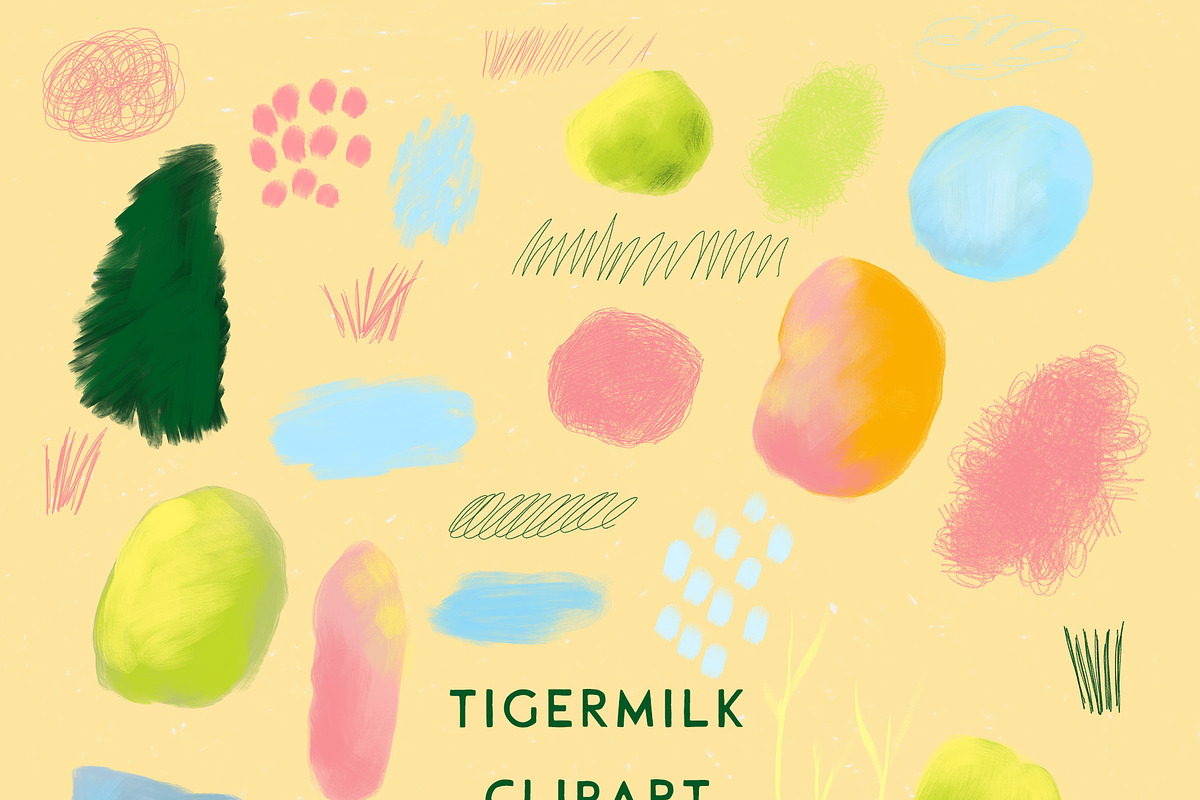 TIGERMILK handpainted cutiepie font, a Handwritten Font by ana & yvy (Photo 15 of 15)