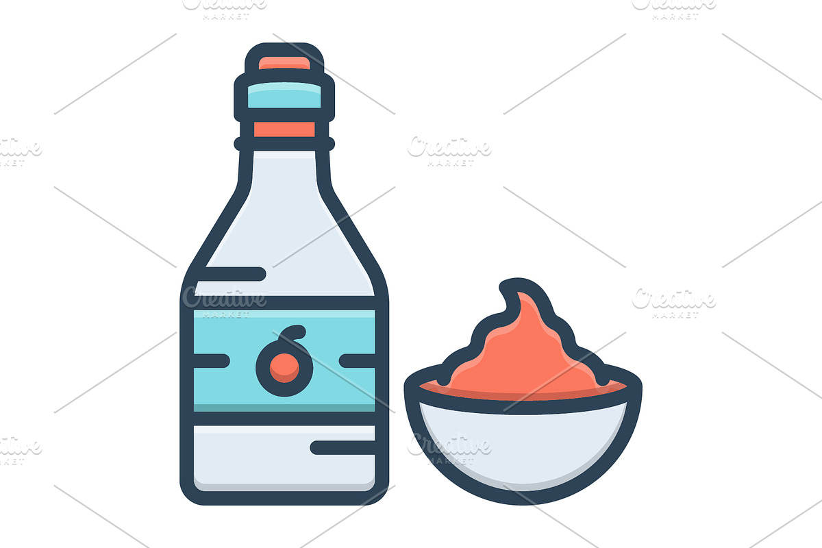 Sauce tomato color icon, a Duotone Icon by Creative priyanka