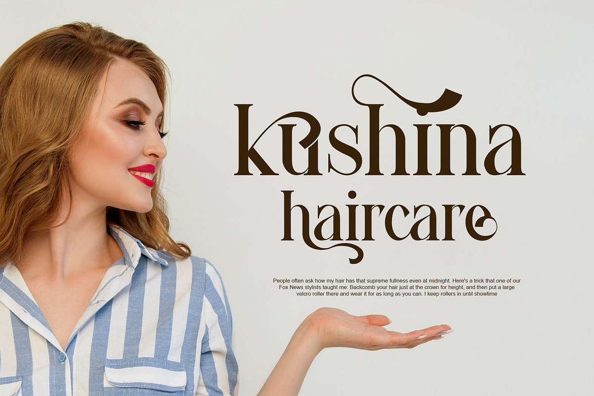 Gimbo Ligature Serif Typeface, a Serif Font by yaqublekker (Photo 2 of 8)