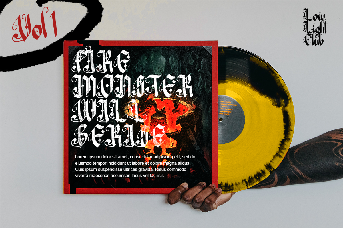 Fairy Tail - Special Fantasy Font, a Blackletter Font by Meizzaluna Design (Photo 7 of 9)