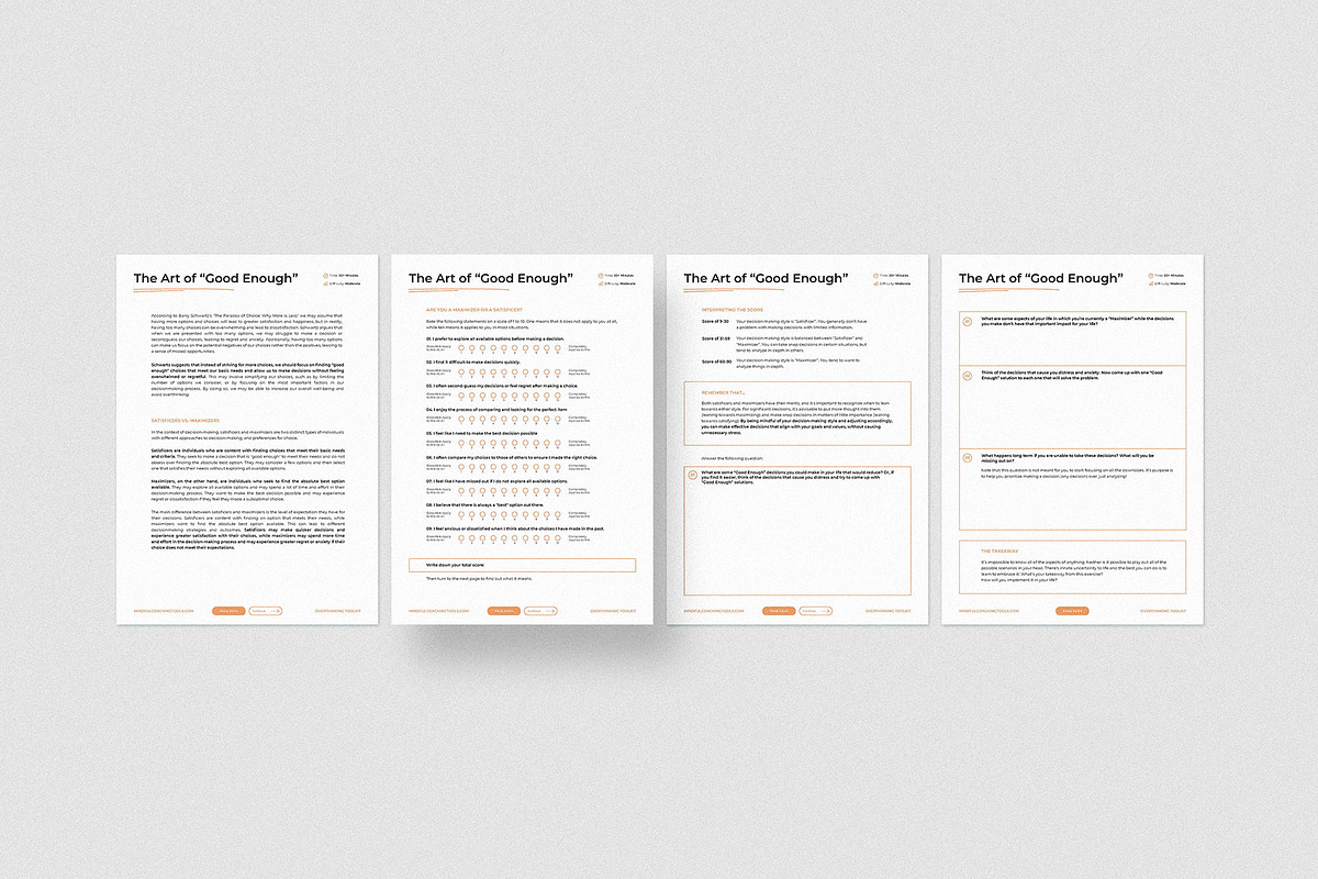 Overthinking and Anxiety Toolkit, a Templates & Theme by AndrewPixel (Photo 8 of 17)