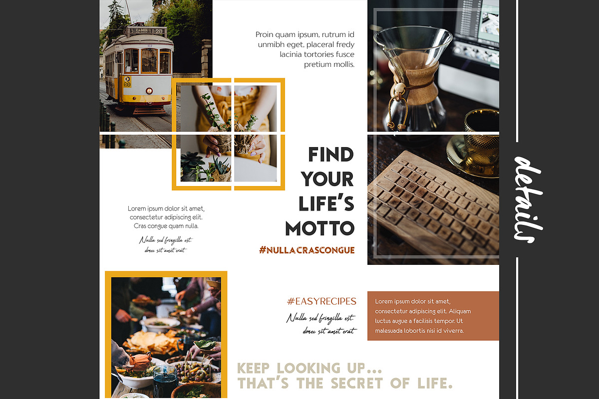 Instagram Puzzle Template Lifestyle, a Social Media Template by illycreative (Photo 4 of 7)
