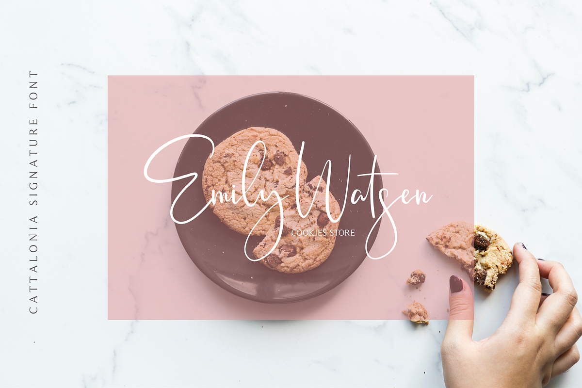 Cattalonia Signature Font, a Script Font by Pen Culture (Photo 2 of 11)