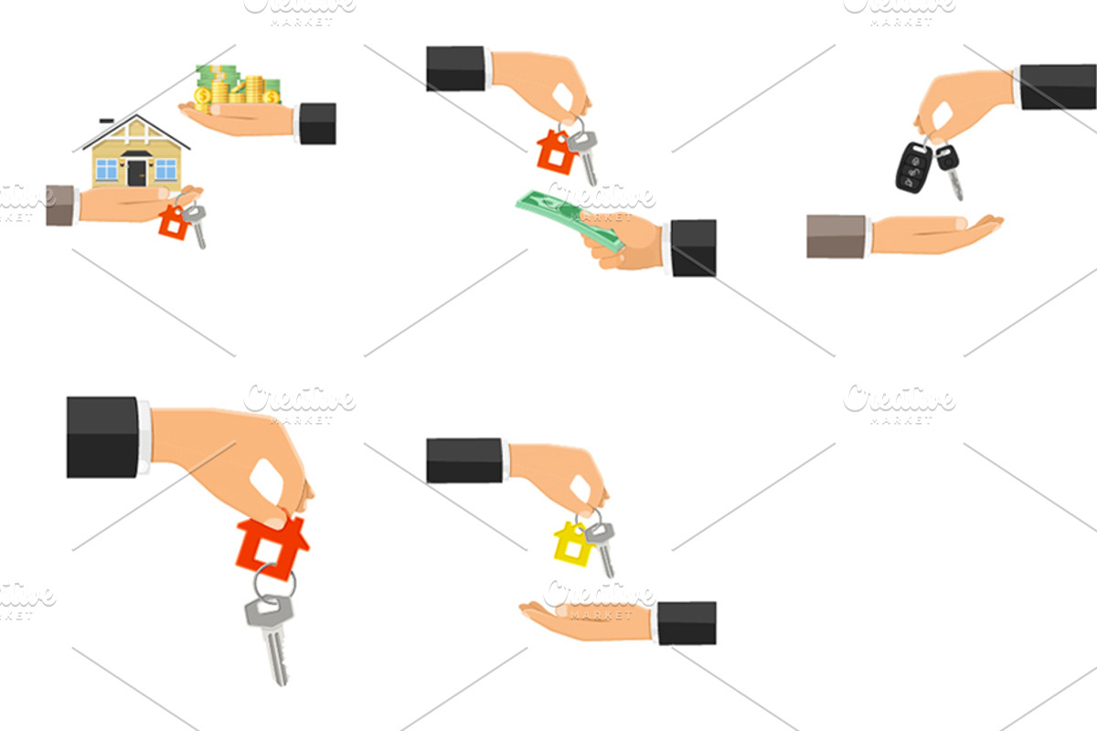 Buy and Rent Car and Real Estate, a Finance Illustration by TAlex (Photo 7 of 7)