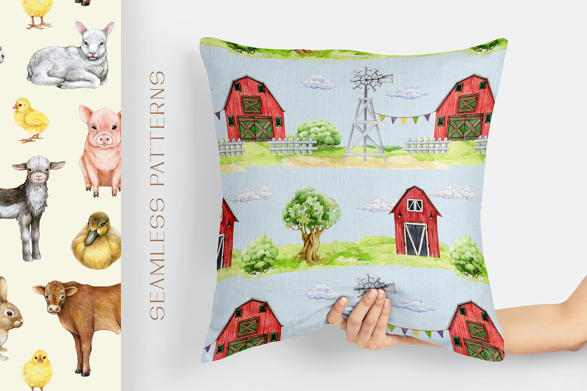 Farm Animals and Birds Clipart, an Animal Illustration by AnitaPol (Photo 17 of 19)