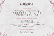 HANAMI – Elegant Japanese Font, a Symbol Font by MEANDSTUDIO (Thumbnail 8 of 9)