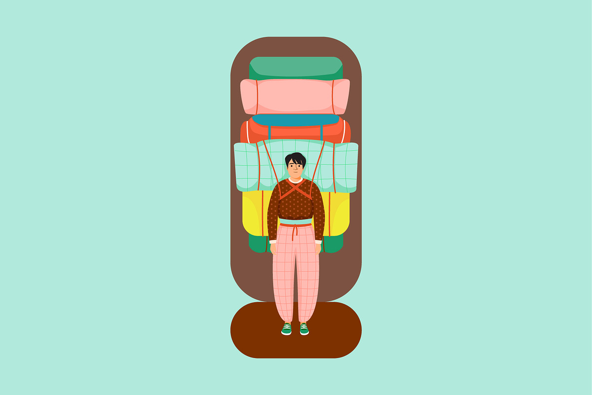 Mobile phone wallpaper bundle, a Person Illustration by Cami Draws (Photo 5 of 6)