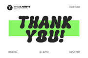 Hulahope - Retro Bubble Display Font, a Sans Serif Font by Vesvocrea (Thumbnail 7 of 7)