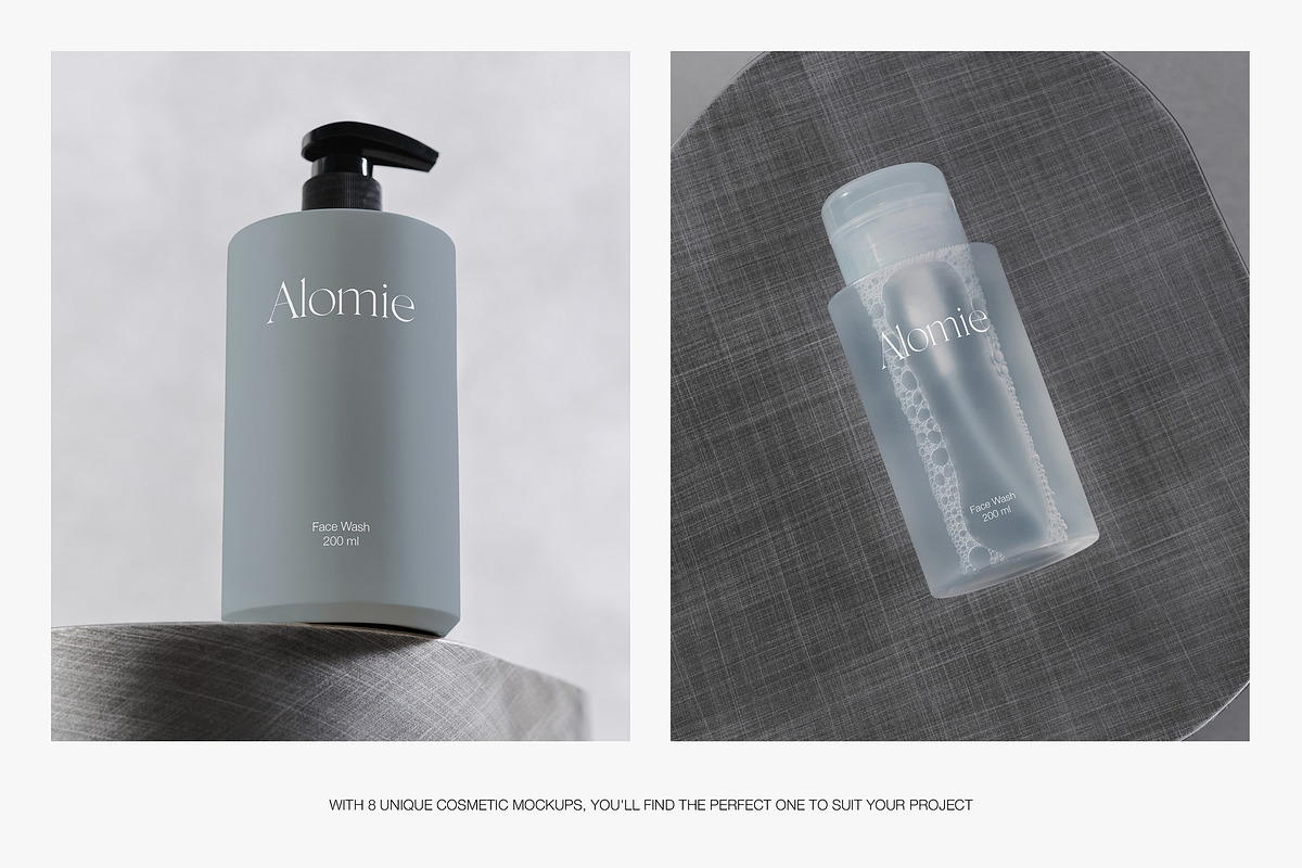 Cosmetic Bottle & Tube Mockups PSD, a Packaging Mockup by Feel This (Photo 4 of 6)