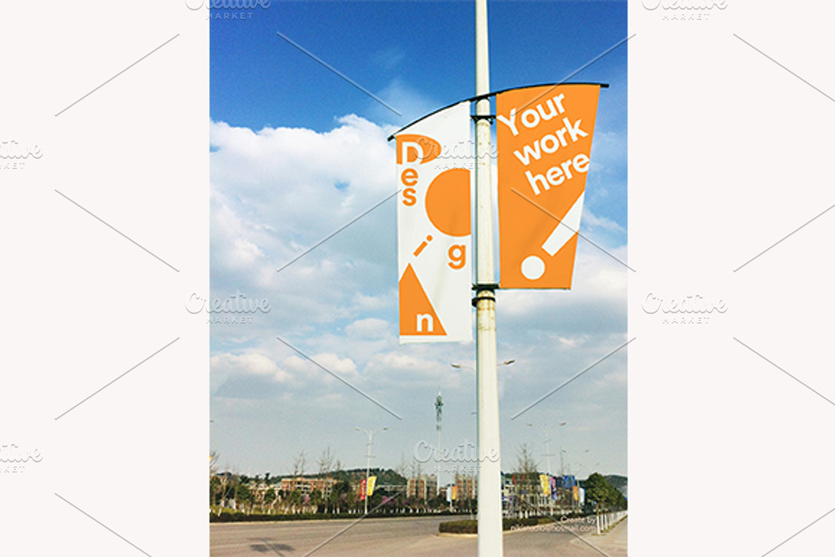 【Outdoor Poster etc. Mock-up 】, an Advertising Mockup by SuperBY Market (Photo 6 of 7)