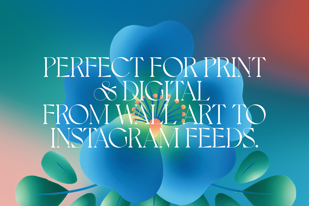 50 Digital Flower Image Collection, a Background Graphic by MindMuse (Photo 7 of 7)